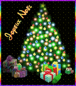 gif sapin de Noël